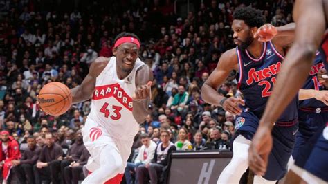 Raptors vs. 76ers score, highlights: Pascal Siakam's takes over  .